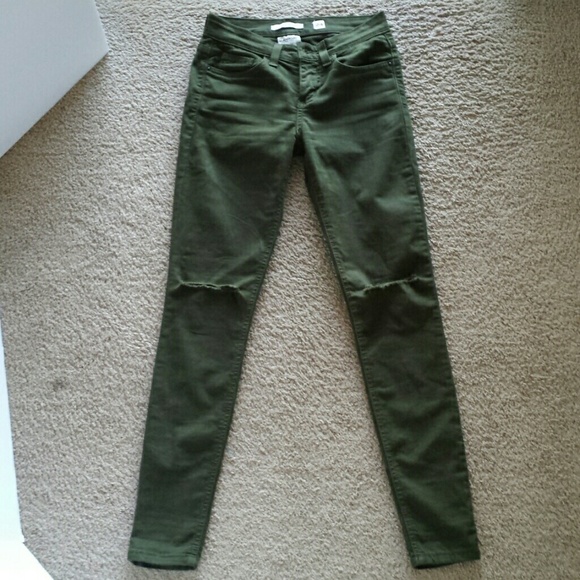 Army green pants, made in usa size 24 (size 00 ) - Picture 2 of 4
